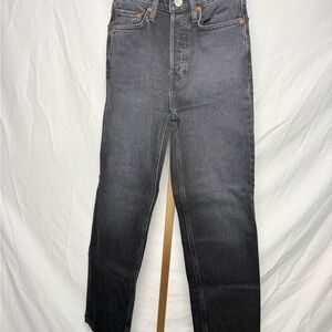 Re/Done Charcoal Denim Jeans
